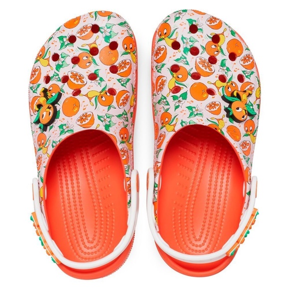 2022 Disney Parks 50th Anniversary Vault Orange Bird Adult Clogs Crocs - NEW - Picture 5 of 6